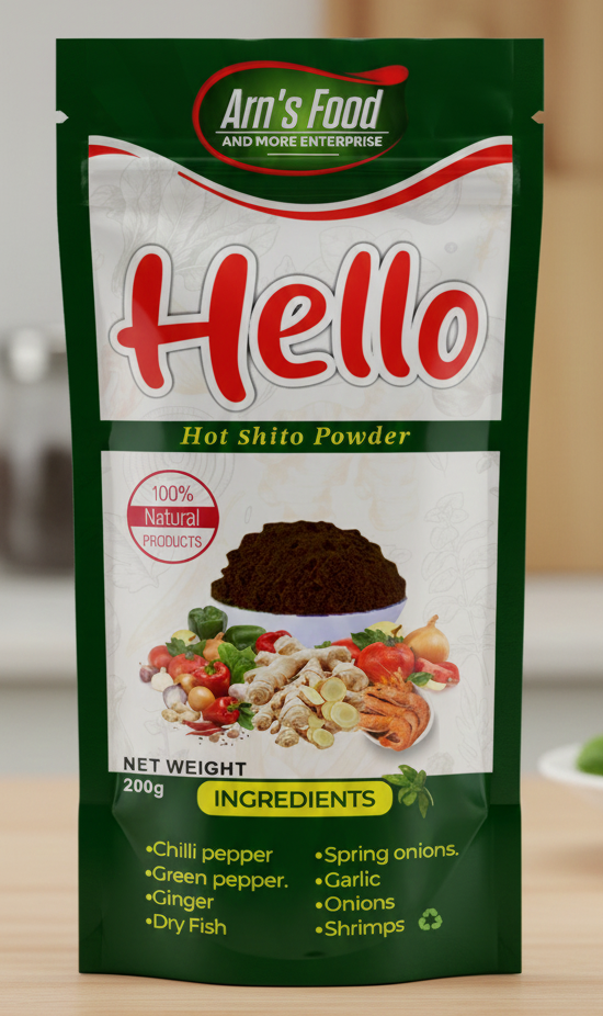 Arn's Hello Hot Shito Powder