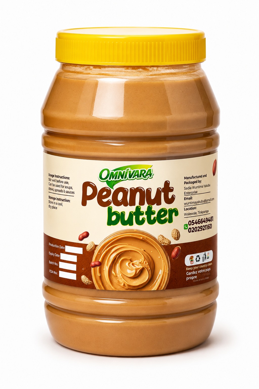 Omnivara Peanut Butter